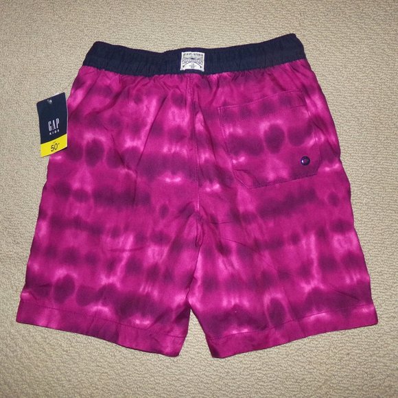 GAP KIDS TIE DYE SWIM TRUNKS SHORTS SZ 14-16 XXL NEW - Picture 2 of 3